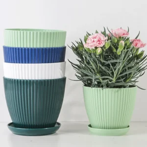 Home Garden Pots with Tra