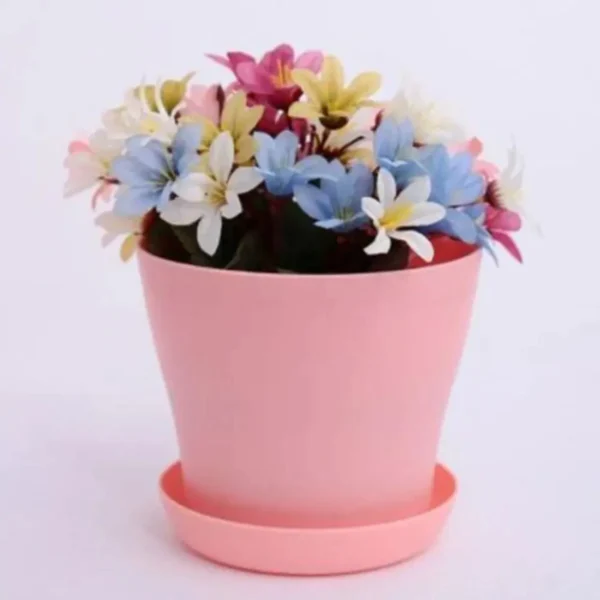 Mini Candy-Colored Round Flower Pots, Quality Succulent Planters, Ideal Home & Office Decorations - Image 2