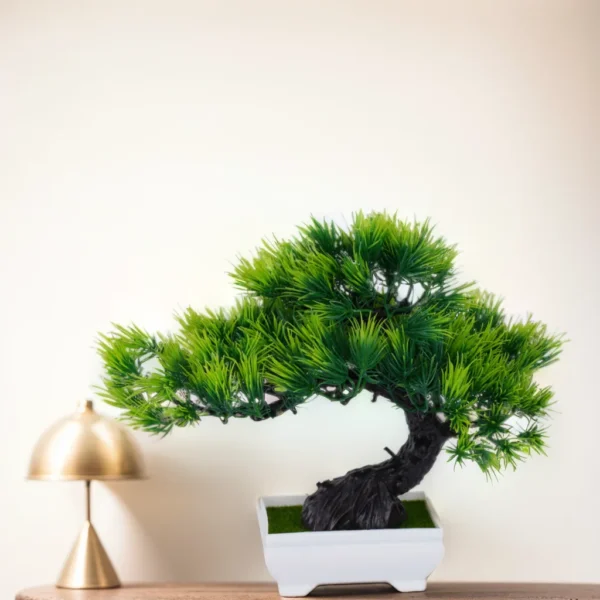 New Green Artificial Plants Bonsai Small Tree Grass Flower Potted Bonsai Halloween hause decoration Wedding Home Office Decor