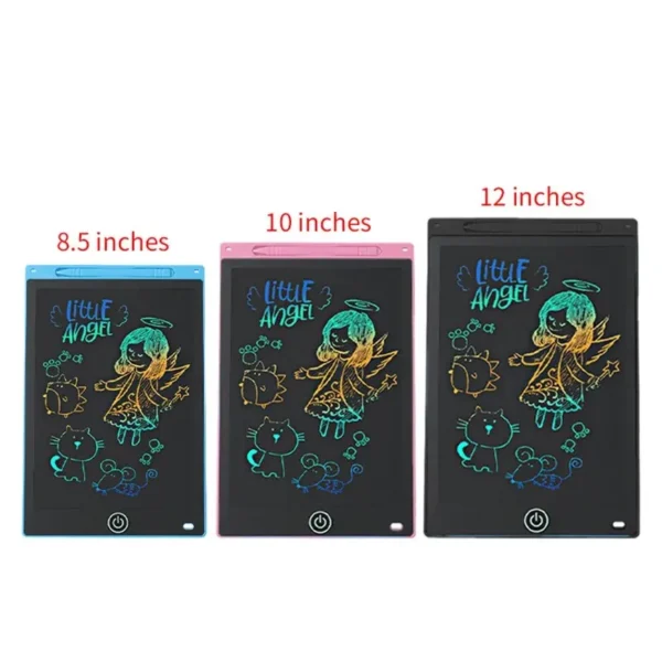 6.5/8.5/10/12 Inch LCD Writing Tablet Drawing Board Graffiti Sketchpad Mgaic Erasable Handwriting Pad Toys for Kids Boys Gifts - Image 6