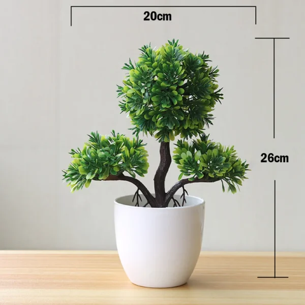 New Green Artificial Plants Bonsai Small Tree Grass Flower Potted Bonsai Halloween hause decoration Wedding Home Office Decor - Image 3