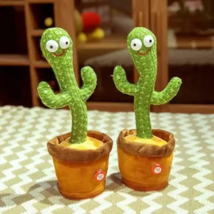 Dancing and Talking Cactus Toy Sunshine Cactus Children’s Electronic Plush Toy with 120 Songs Children’s Birthday Gifts