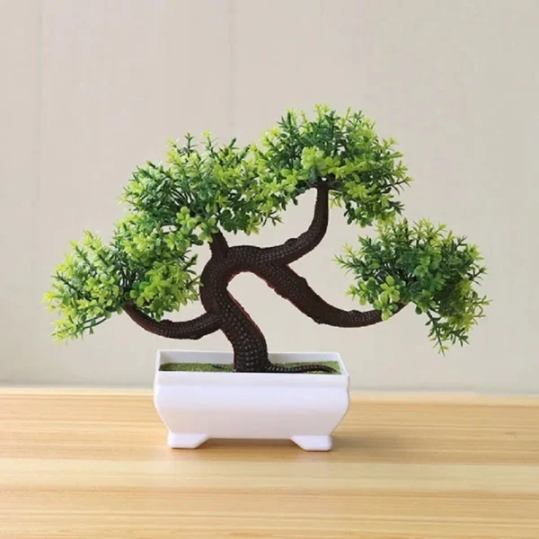 New Green Artificial Plants Bonsai Small Tree Grass Flower Potted Bonsai Halloween hause decoration Wedding Home Office Decor - Image 6