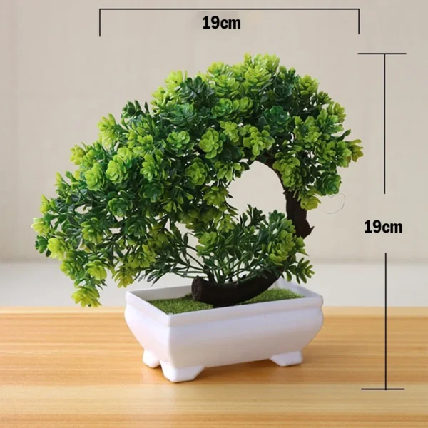 New Green Artificial Plants Bonsai Small Tree Grass Flower Potted Bonsai Halloween hause decoration Wedding Home Office Decor - Image 5