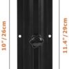 VANROUG Patio Umbrella Holder, Aluminum Outdoor Umbrella Base and Mount, Deck Mount Umbrella Stand, Attaches to Railing Maximizing Patio Space and Shade (Fits 1.3-2" Umbrella Pole Diameter) - Image 3