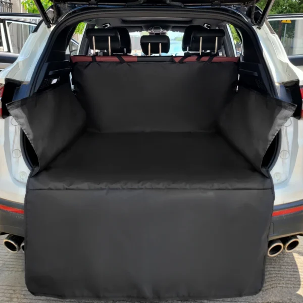 Waterproof 600D Oxford Cloth Dog Car Seat Cover Pet Travel Dog Carrier Car Trunk Mat SUV Cargo Liner For Dogs - Image 3