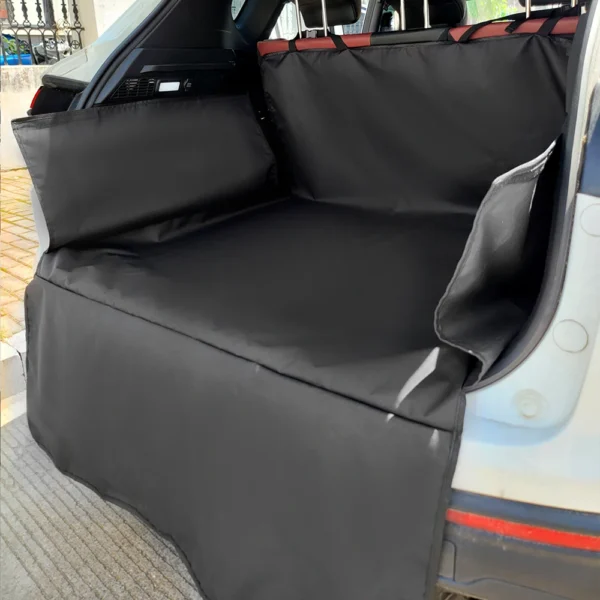 Waterproof 600D Oxford Cloth Dog Car Seat Cover Pet Travel Dog Carrier Car Trunk Mat SUV Cargo Liner For Dogs - Image 4