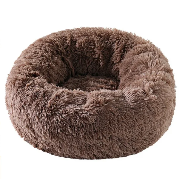 Home Plush Pet Nest Winter Cat Nest Dog Nest Warm Detachable and Washable Round Cat Nest Pet Bed Seasonal Universal Decoration - Image 5